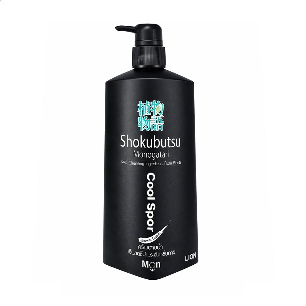 Чоловічий крем-гель для душу Shokubutsu Monogatari Men Cool Sport Shower Cream, 500 мл